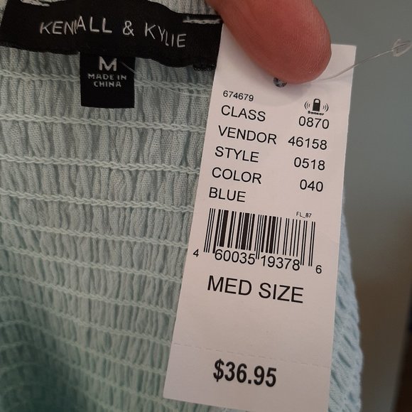 Brand New Pretty Mint Kendall & Kylie Classic Halter Mini - Picture 6 of 8